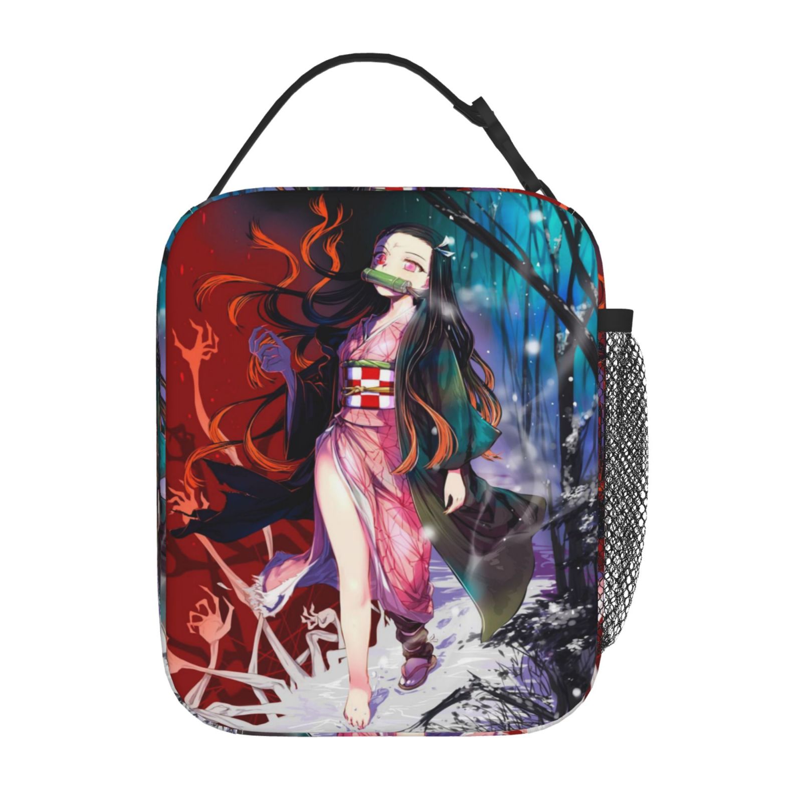 Demon Slayer Nezuko Lunch Bag Insulated Tote Cooler Small Lunch Box