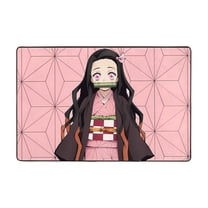 Demon Slayer Nezuko Kamado Rugs Washable Cover Floor Rug Carpets Bathroom Decorations For Kitchen Bedroom Indoor 36"X24"