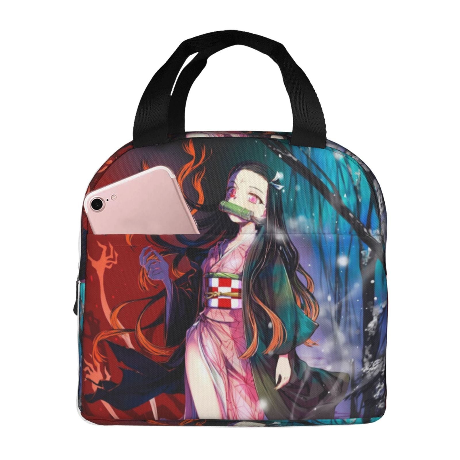 Demon Slayer Nezuko Lunch Bag Waterproof Insulated Lunch Box Reusable