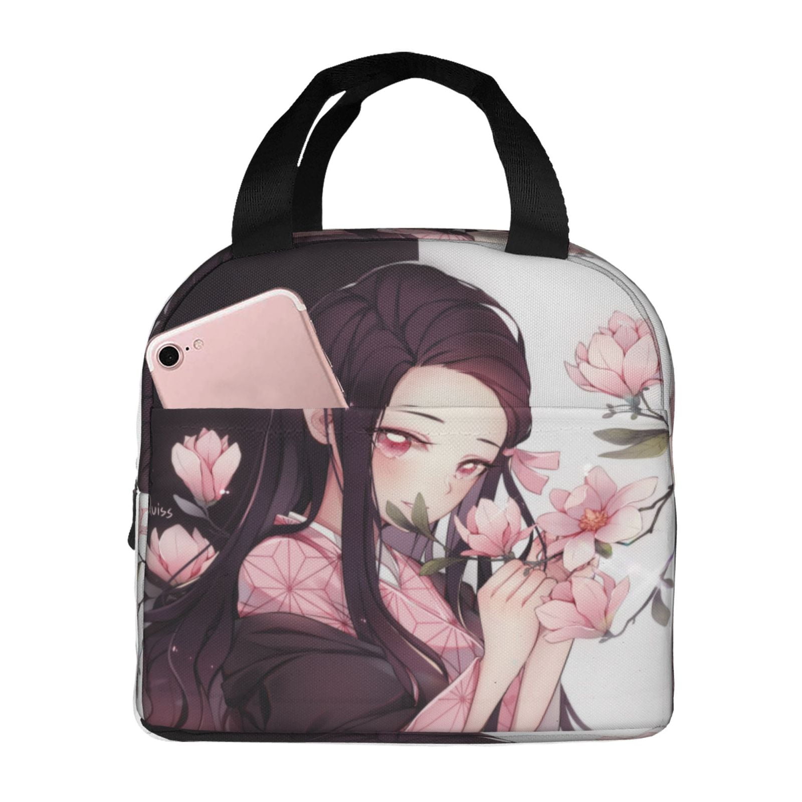 Demon Slayer Nezuko Lunch Bag Waterproof Insulated Lunch Box Reusable