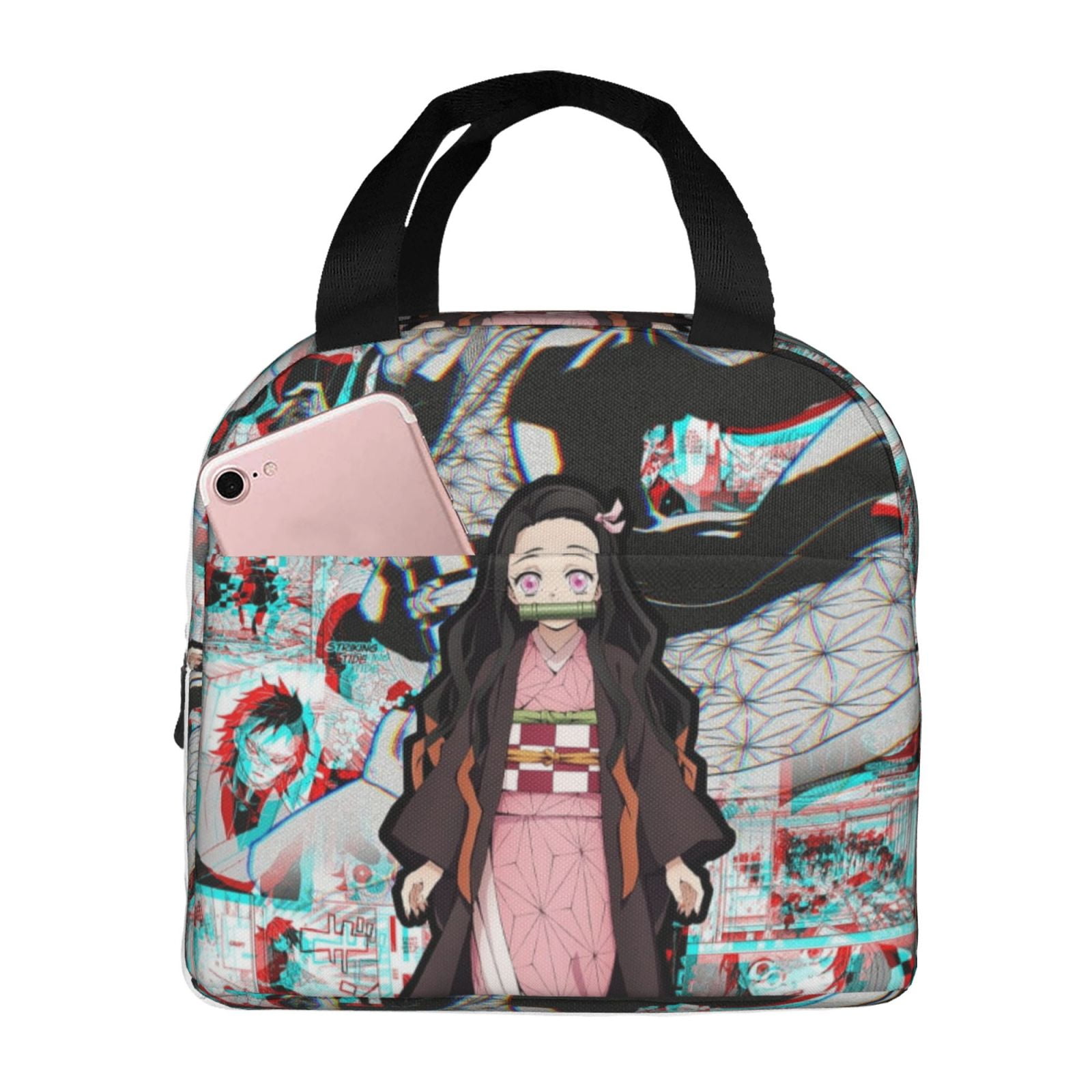 Demon Slayer Nezuko Lunch Bag Waterproof Insulated Lunch Box Reusable