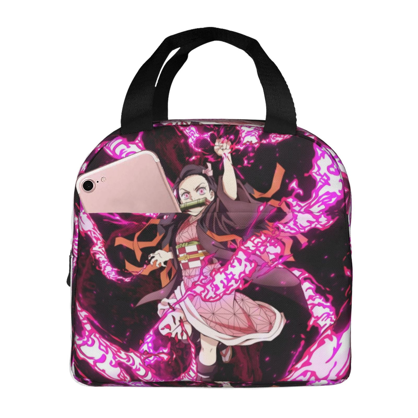 Demon Slayer Nezuko Lunch Bag Waterproof Insulated Lunch Box Reusable