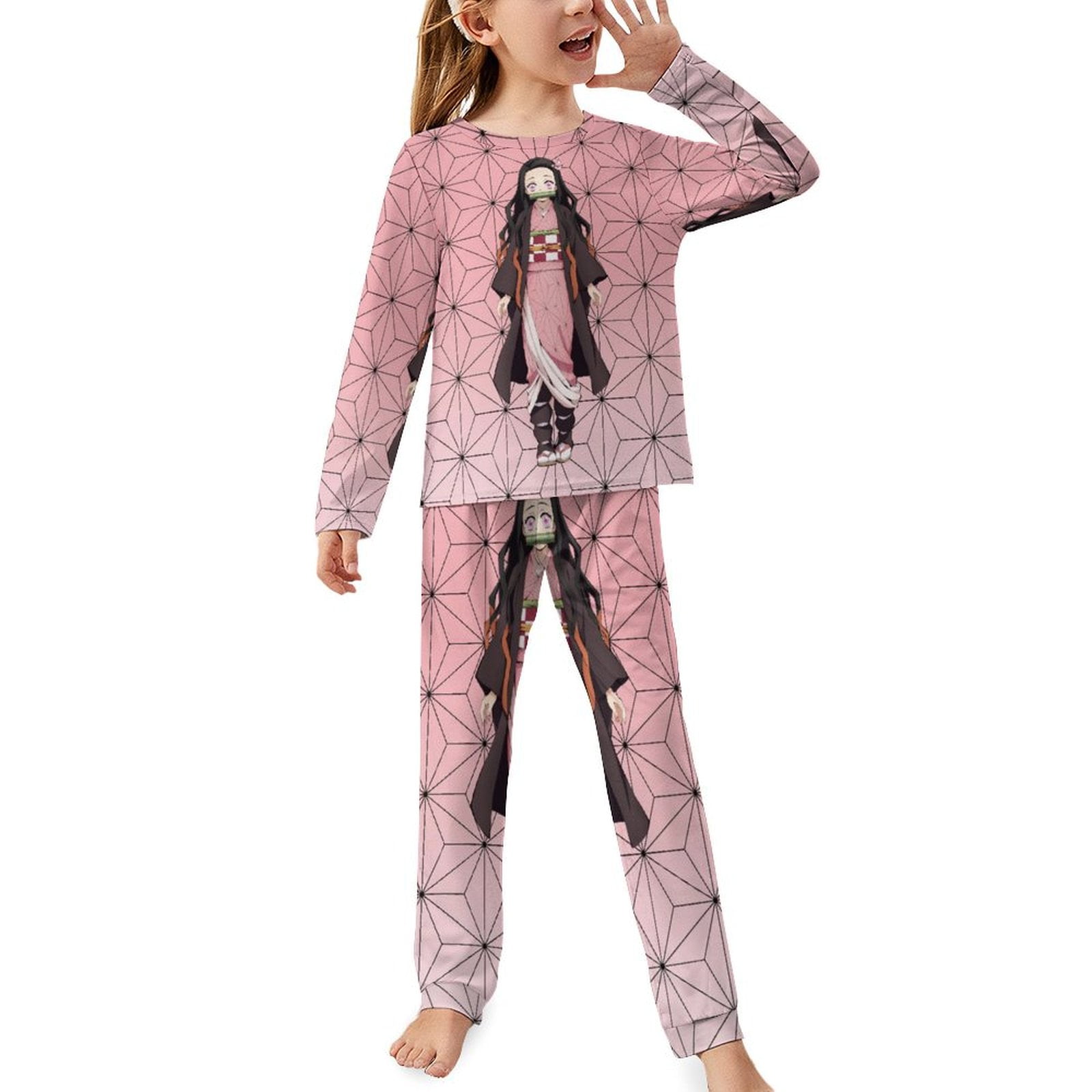 Nezuko Pijamas De Demon Slayer Pijama De Demon Slayer Demônio