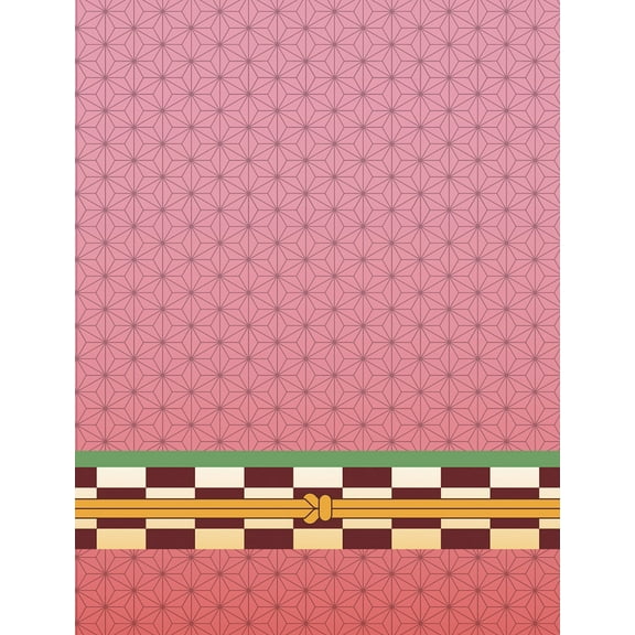 Demon Slayer- Nezuko Patten Sublimation Throw Blanket