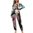 thumbnail image 1 of Demon Slayer Nezuko Unisex Onesie Pajamas Zipper Jumpsuit Hooded One Piece Sleepwear for Family Mens Womens, 1 of 8