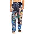 thumbnail image 1 of Demon Slayer Pajamas Pants 3D Printing Wide Leg PJ Pant Loungewear Casual Comfy Sleepwear Lounge Pants for Men WomenM, 1 of 9