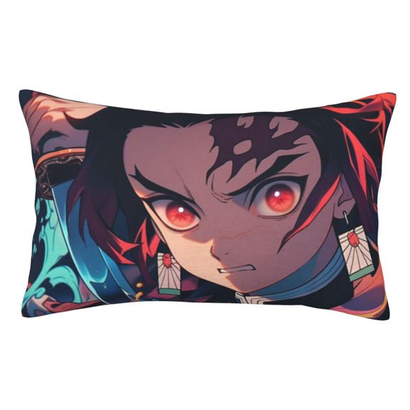 Demon Slayer Pillow Protector Pillow Cases Lightweight Soft Pillowcases Comfortable Pillow Covers 16"X24"