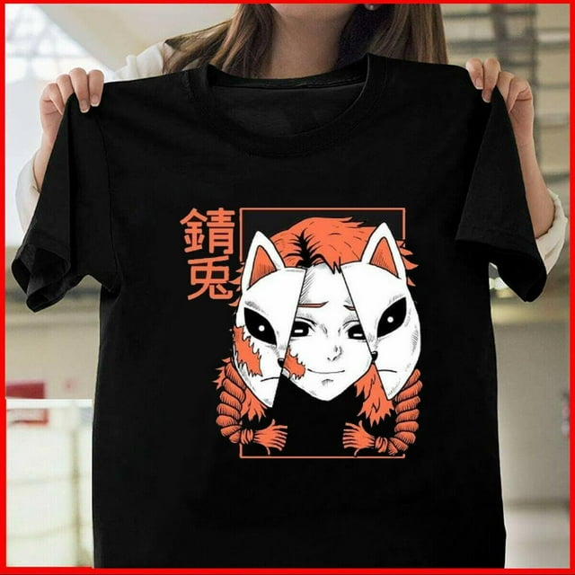 Demon Slayer Sabito Face Kimetsu no Yaiba T-Shirt - Walmart.com