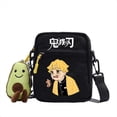 thumbnail image 1 of Demon Slayer Shoulder Bag Cross Body Bag - Adjustable Strap Small Travel Bag, 1 of 4