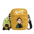thumbnail image 1 of Demon Slayer Shoulder Bag Cross Body Bag - Adjustable Strap Small Travel Bag, 1 of 4