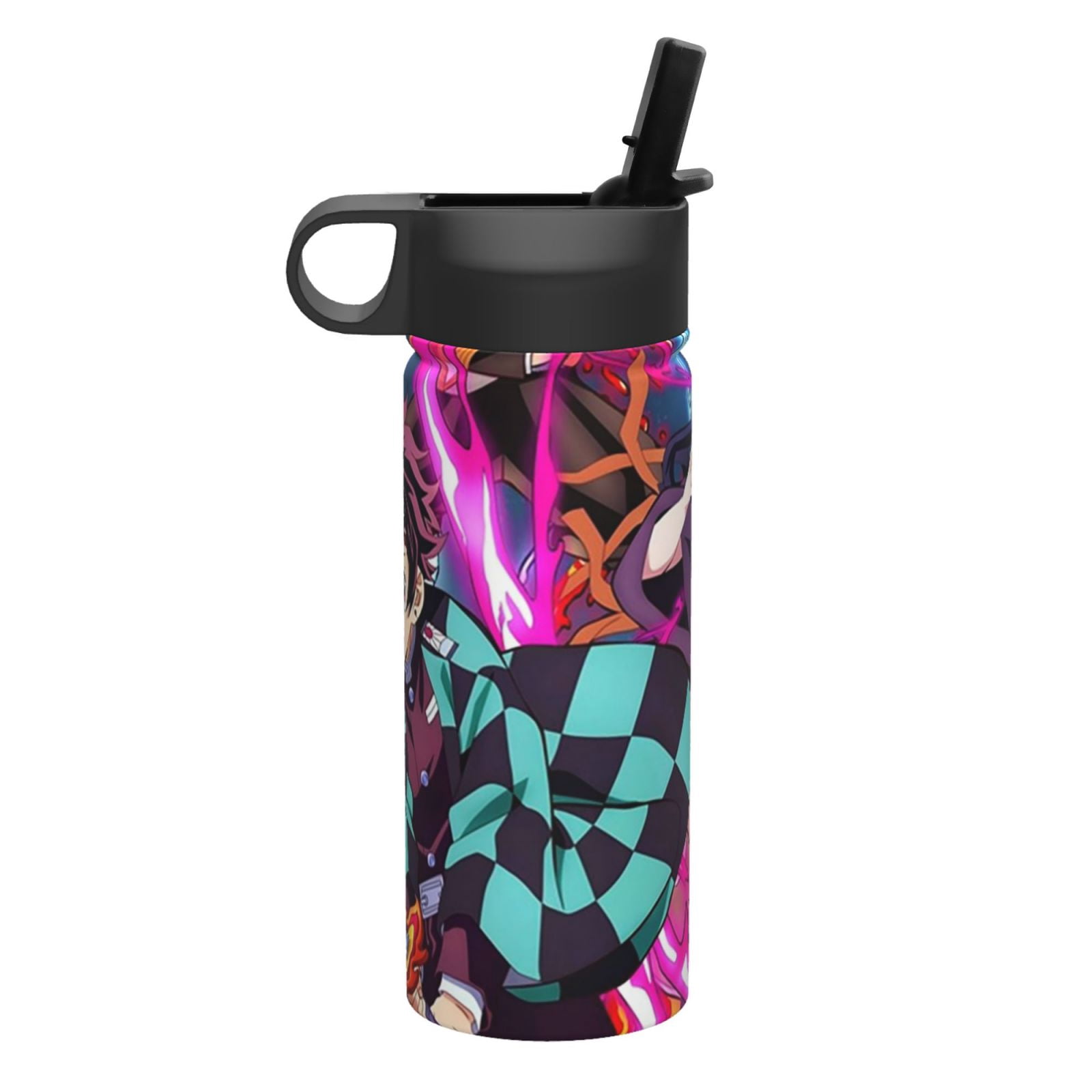 Demon Slayer Stainless Steel Water Bottle, 18oz Double Walled Vacuum ...