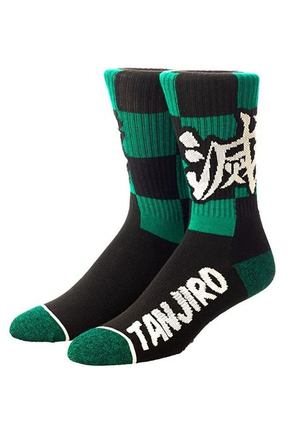 Demon Slayer Tanjiro Athletic Crew Socks for Men