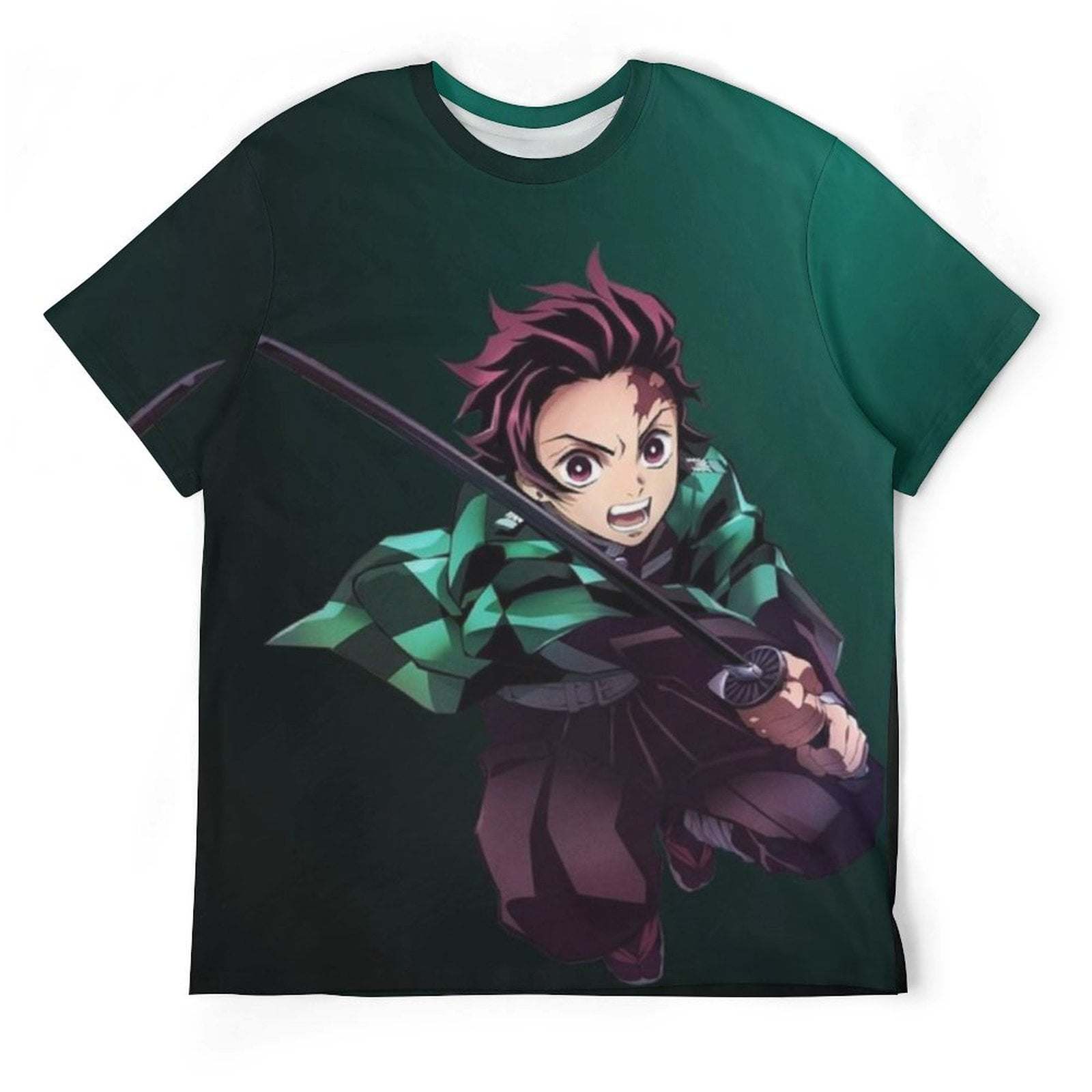 Demon Slayer Tanjiro Character Unisex T Shirt Short-sleeve Shirt For ...
