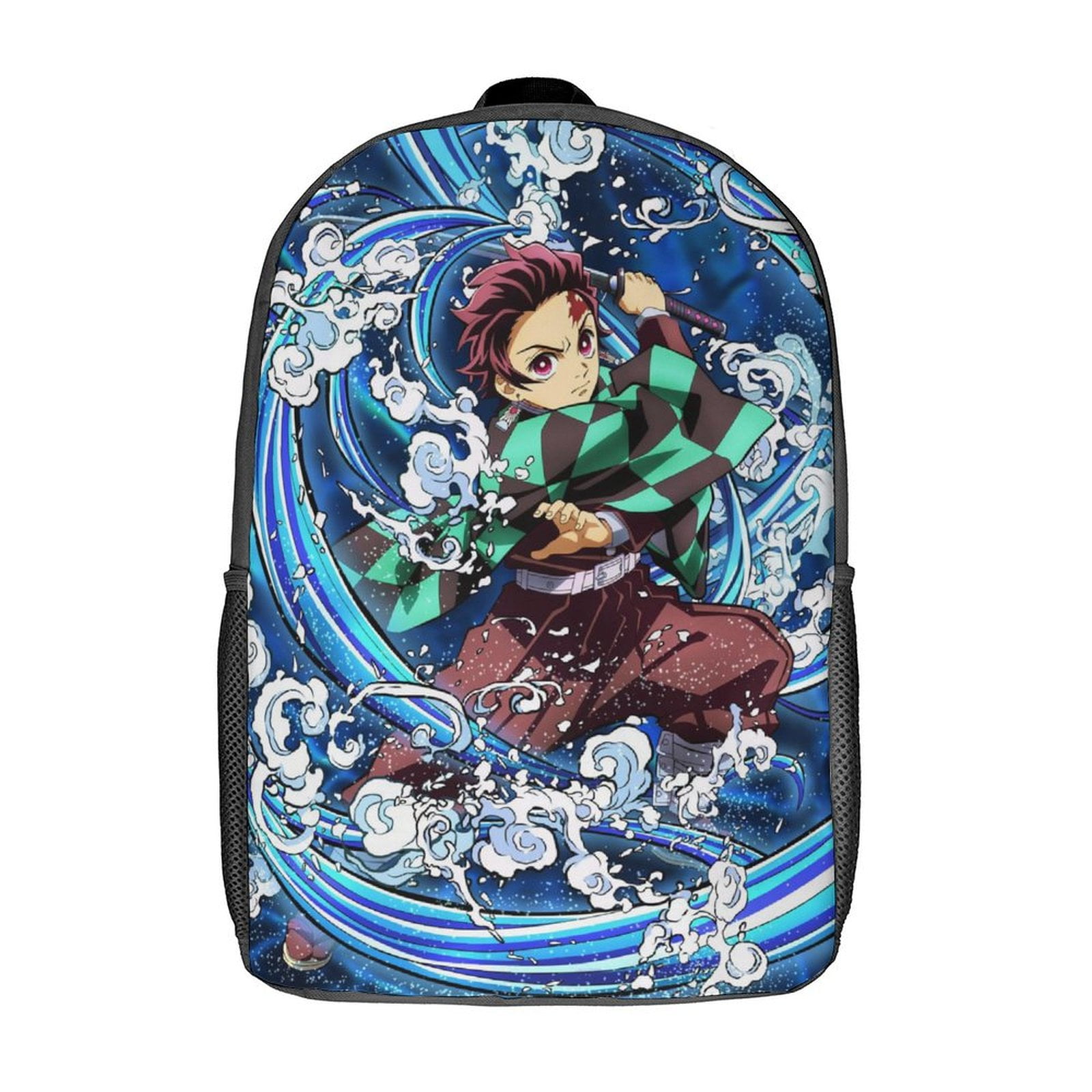 Demon Slayer Tanjiro Kamado Backpacks Basic Shoulder Daypack Bookbag ...