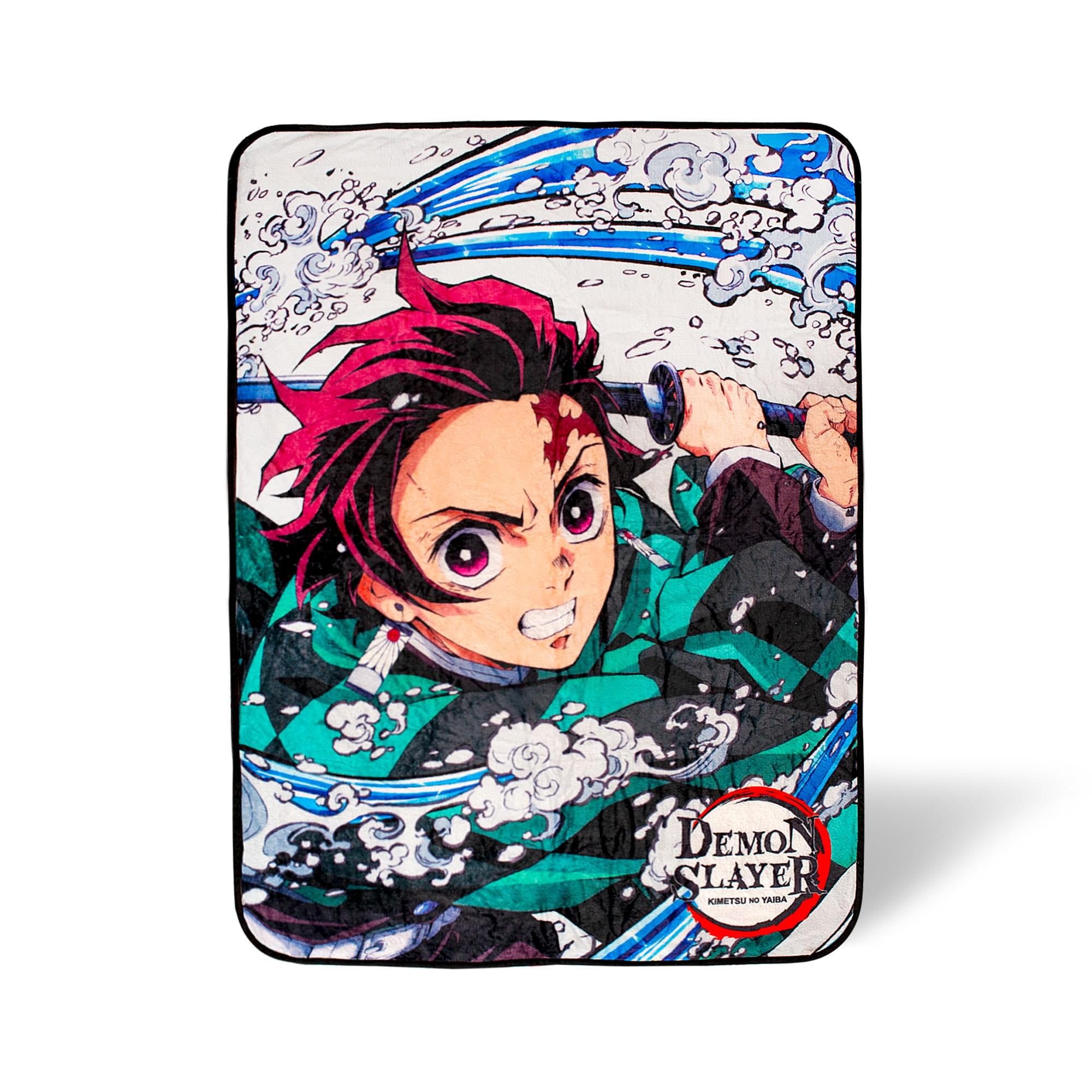 Surreal Entertainment Coperta In Pelle Di Tanjiro Demon Slayer - 114x152 Cm, 100% Poliestere, Ufficiale