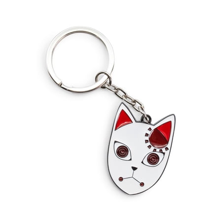Demon Slayer Tanjiro Kamado Fox Mask Enamel Pendant Keychain