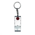thumbnail image 1 of Demon Slayer Tanjiro Kamado Hanafuda Metal Pendant Keychain, 1 of 7