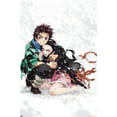 thumbnail image 1 of Demon Slayer - Tanjiro & Nezuko Snow Wall Poster, 22.375" x 34", 1 of 4