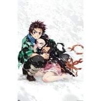 Demon Slayer - Tanjiro & Nezuko Snow Wall Poster, 22.375" x 34"