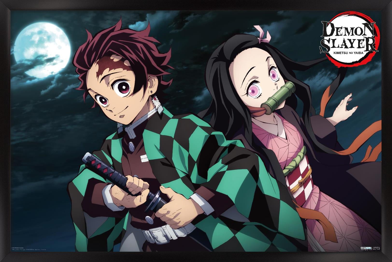 Demon Slayer - Tanjiro & Nezuko Wall Poster, 22.375