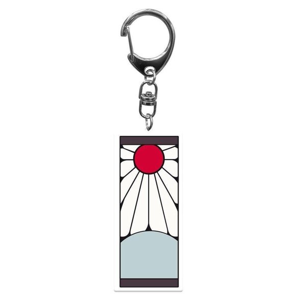Demon Slayer Tanjiro's Hanafuda Earring Acrylic Keychain