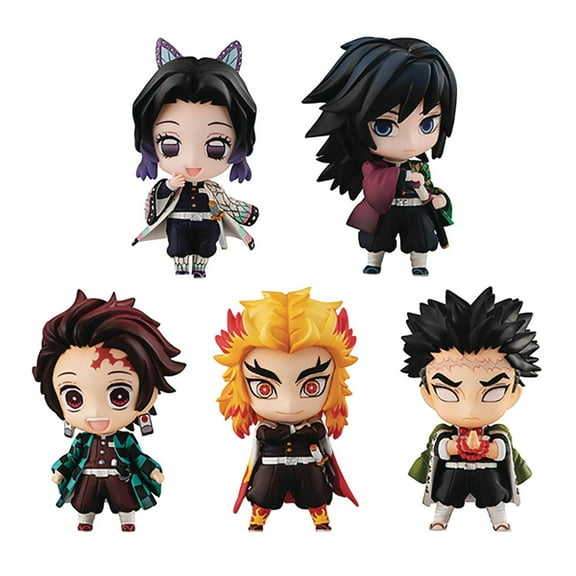 Megahouse: Demon Slayer: Kimetsu no Yaiba - Tanjiro and the Hashiras Mascot Set A Figures (Set of 5)