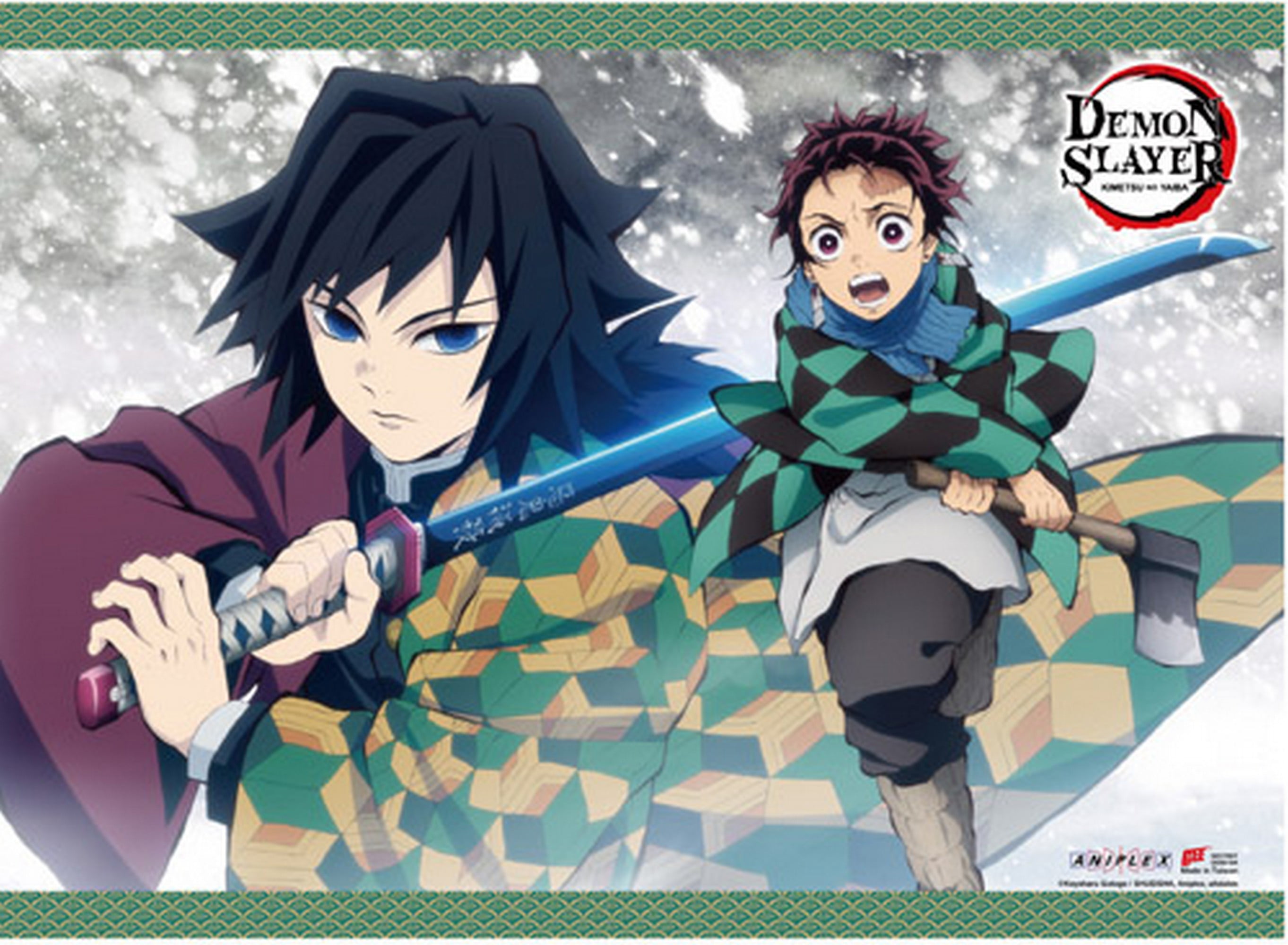 Anime Poster Anime Kamado Tanjirou Wall Scroll 20x30cm