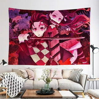 Feyigy Anime Tapestry Room Decor Backdrop Cartoon Poster Wall Art Anime  anime Gifts Living Dormitory Decor 60x40 Inches(Japanese Anime Tapestries)