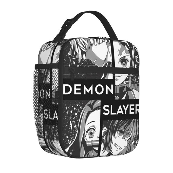 Demon Slayer Theme Customized Lunch Box Large Capacity Portable Handheld Lunch Box Insulated Lunch Bag Suitable For Students And Office Workers Unisex