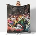 Demon Slayer Throw Blanket,Weighted Blanket Super Soft Warm Flannel