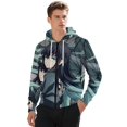 thumbnail image 1 of Demon Slayer Tokito Muichiro Jacket Casual Oversized Hoodie Stylish Zipper Hooded Sweatshirt Warm Loose Outerwear S, 1 of 8