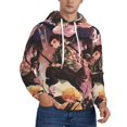 thumbnail image 1 of Demon Slayer Trendy Cartoon Men'S Fleece Hooded Hoodie, hoodies for women men with pockets,Fall Fashion 2025 Pullover Sweaters Winter Clothes, 1 of 9
