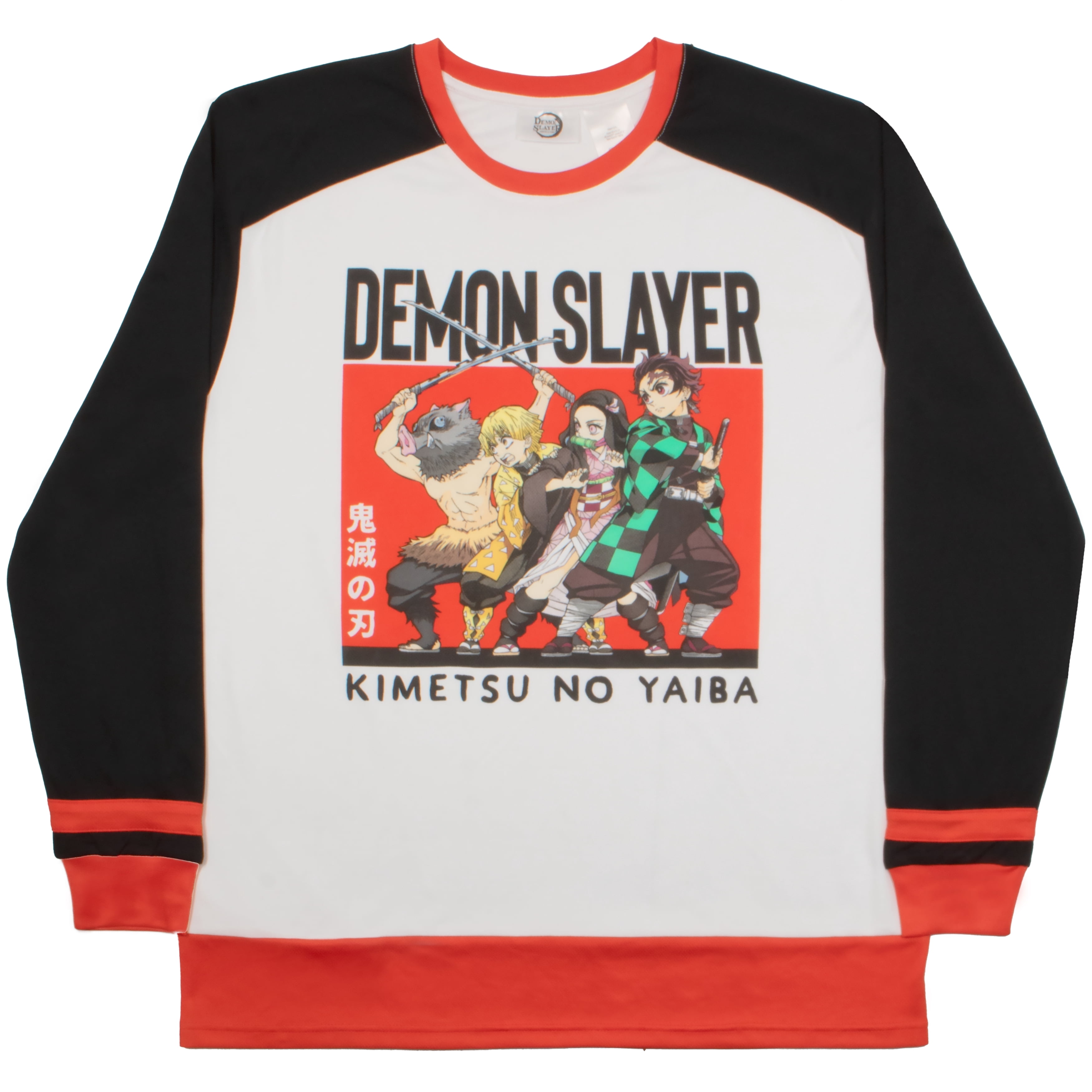 Demon Slayer Trio Athletic Baseball Jersey Shirt for Mens (Size S-XL)