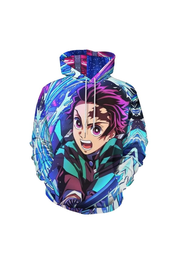 Demon Slayer Unisex Sweatshirts Loose Pullover Sweater Hooded Hoodie 3D Printing Jacket Winter Fall Clothes 6XL