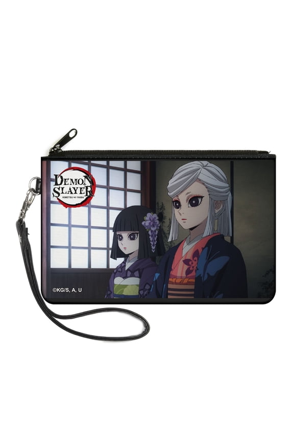 Demon Slayer Wallet, Zip Clutch, Demon Slayer Kiriya and Amane, Canvas