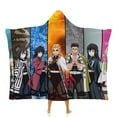 thumbnail image 1 of Demon Slayer Wearable Blanket Cloak Arctic Velvet Hooded Blanket Soft Fuzzy Hoodie Blanket Cape for Adults Kids 50"x60", 1 of 8