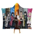 thumbnail image 1 of Demon Slayer Wearable Blanket Cloak Arctic Velvet Hooded Blanket Soft Fuzzy Hoodie Blanket Cape for Adults Kids 60"x80", 1 of 8