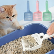 Lwlmwt Cat Litter Scoop Thickened PP Material Durable and Long-Lasting Hangable for Space-Saving Smooth Surface for Easy Cleaning Wide Mesh Design Effortless Sifting Pooper Scooper