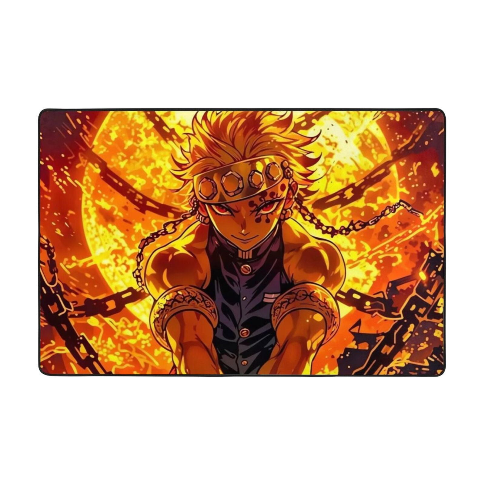 Zenitzu Rug Demon Slayer Zenitsu Agatsuma Rugs Washable Cover Floor Rug Carpets ...