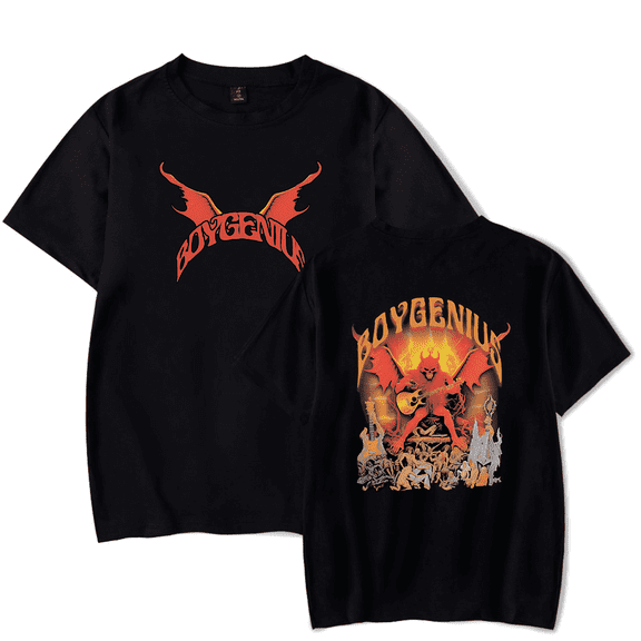 Demon T Shirt Boygenius Merch T-Shirt Short Sleeve The Tour Tee Men Women