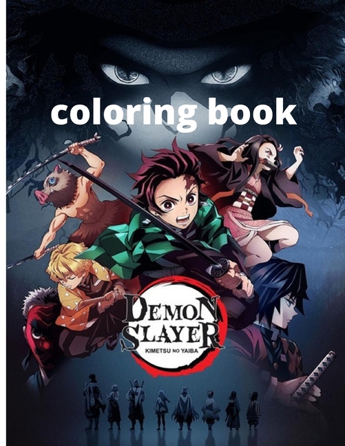 Demon slayer coloring book : Kimetsu no yaiba color wonder coloring ...