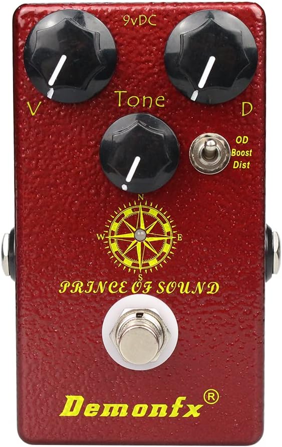 DemonFx Prince Of Sound Overdrive Boost Distortion Electric Guitar