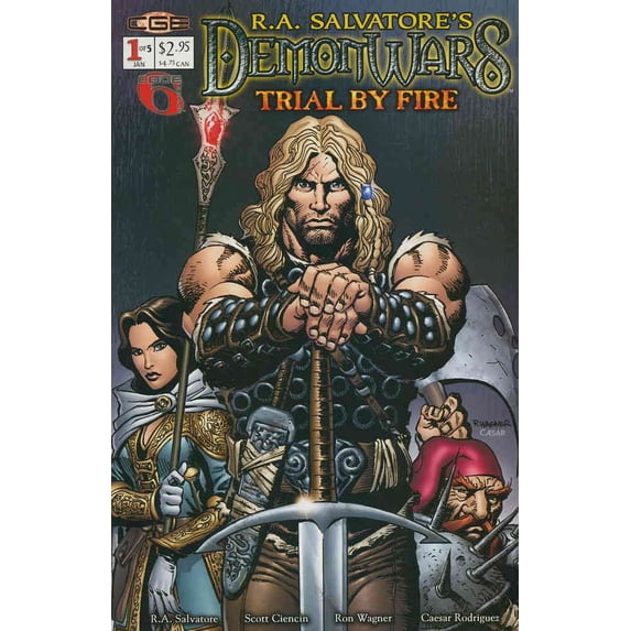 DemonWars: Trial by Fire (R.A. Salvatore's ) #1 VF ; CrossGen Comic Book