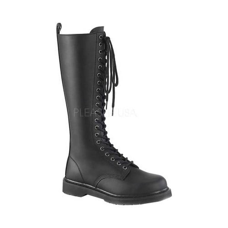 Demonia Bolt 18 Eyelet Knee High Combat Boot Demonia | Shoes | Demonia Bolt 8 Eyelet Knee High Combat  main image 4