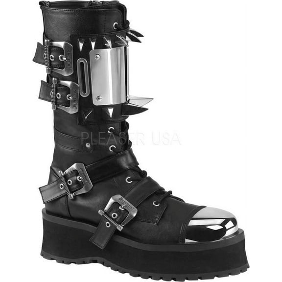 Demonia Gravedigger Mid-Calf Boot