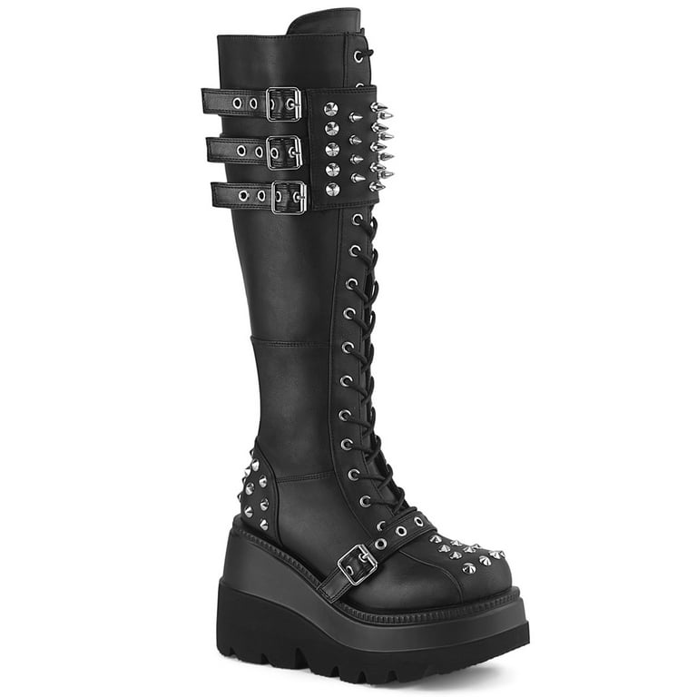 Shaker 350 Thigh High Demonia Demonia Earth Shaker Platform Boots
