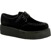 Demonia V-Creeper-502S 2 Platform Men Punk Goth Basic Suede Veggie Creeper Shoe