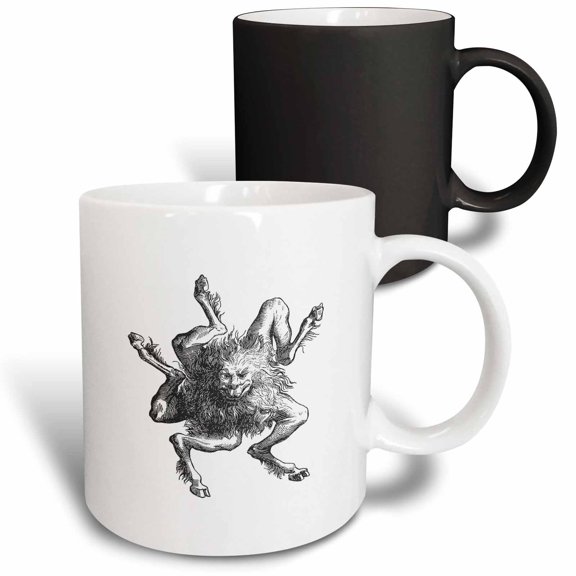 3drose, Demonic Teacher of Philosophy Logic and Herbalism Cut Out, 11oz Magic Transforming Mug
