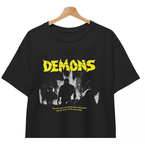 Demons 1985 T-Shirt, 80s Horror Shirt, Dario Argento, Lamberto Bava, Unisex tee
