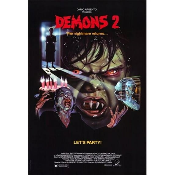 Demons 2 The Nightmare Returns Movie Poster (11 x 17)